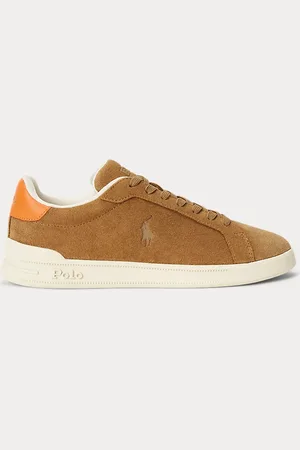 Ralph Lauren Sneaker Heritage Court II in camoscio