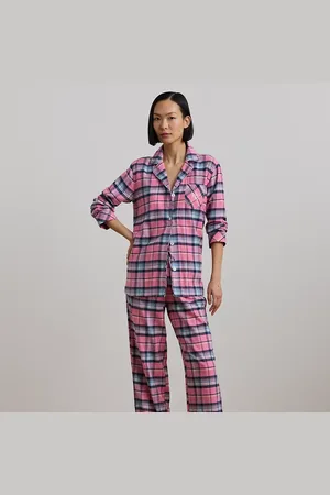Ralph Lauren Pigiama in twill di misto cotone
