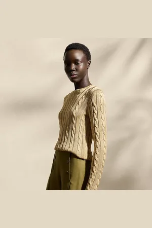 Ralph Lauren Maglia in seta lavorata a trecce