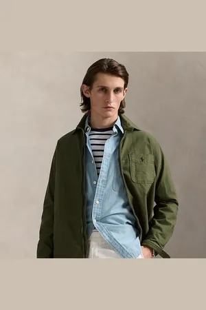 Ralph Lauren Giacca a camicia Oxford tinta in capo