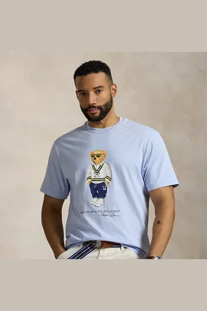 Ralph Lauren Taglie Plus - Maglietta Polo Bear in jersey