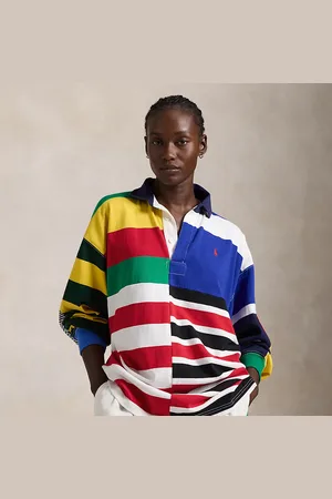 Ralph Lauren Maglia da rugby in jersey a righe
