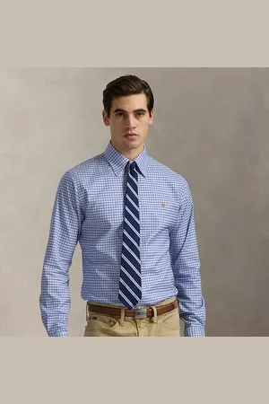 Ralph Lauren Camicia Oxford pin point a quadri