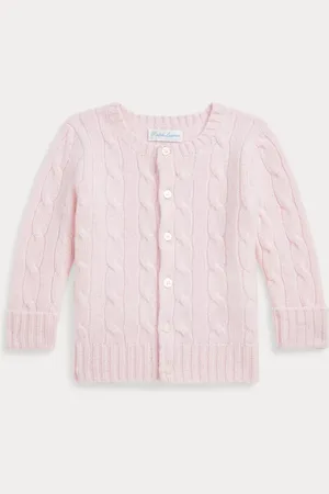 Ralph Lauren Cardigan in cashmere a trecce