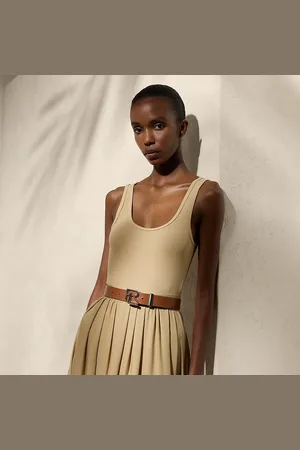 Ralph Lauren Canotta Ellis in misto cotone a coste