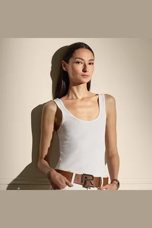 Ralph Lauren Canotta Ellis in misto cotone a coste