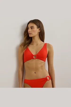 Ralph Lauren Slip da bikini con anello in macramè
