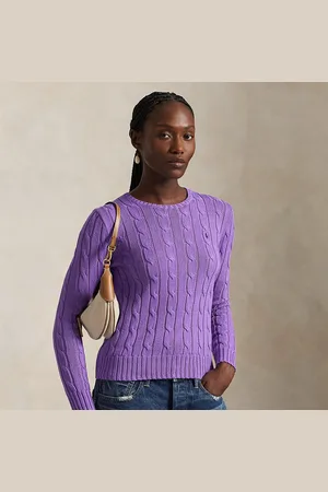Ralph Lauren Maglia a girocollo in cotone a trecce