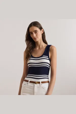 Ralph Lauren Canotta in misto cotone a righe