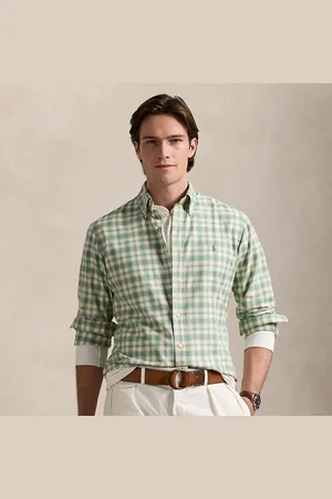 Ralph Lauren Camicia Oxford a quadri Custom-Fit