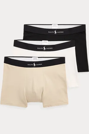 Ralph Lauren Tre paia di boxer in misto cotone