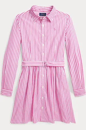 Ralph Lauren Chemisier in cotone a righe con cintura