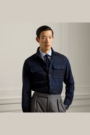 Ralph Lauren Camicia scozzese in misto lana