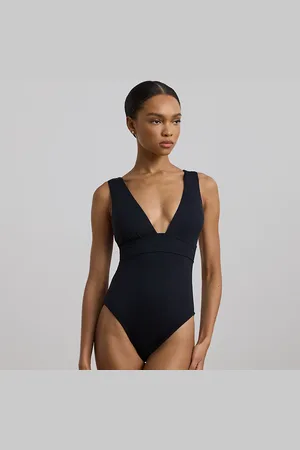 Ralph Lauren Costume intero con bande e scollo a V