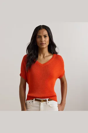 Ralph Lauren Maglia a maniche corte con scollo a V