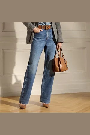 Ralph Lauren Jeans Novah a vita alta e gamba larga
