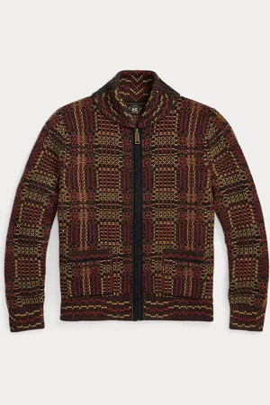 Ralph Lauren Cardigan in jacquard di lana