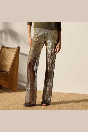 Ralph Lauren Pantaloni Bradlee in tulle decorato