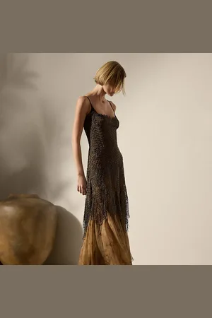 Ralph Lauren Abito da sera Erin in tulle decorato