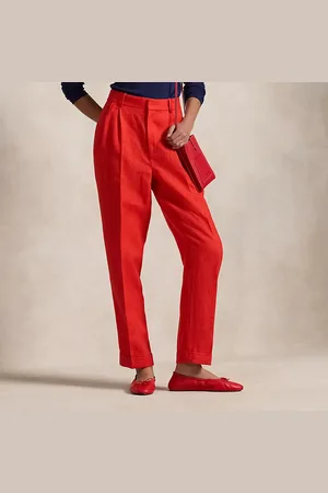 Ralph Lauren Pantaloni affusolati in twill di lino