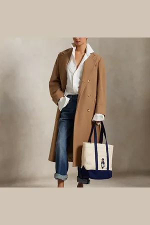 Ralph Lauren Tote Polo Bear media in tela
