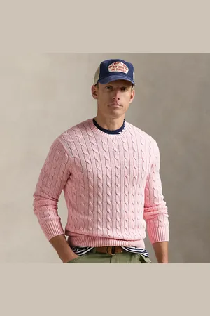 Ralph Lauren Maglia a girocollo in cotone a trecce