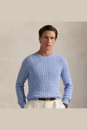 Ralph Lauren Maglia a girocollo in cotone a trecce