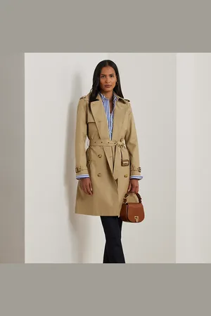 Ralph Lauren Petite - Trench a doppio petto in misto cotone