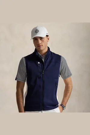 Ralph Lauren Gilet a maglia doppia con cerniera