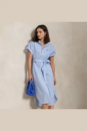 Ralph Lauren Chemisier a righe con cintura