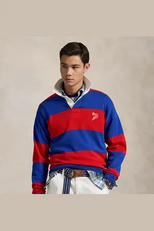 Ralph Lauren Maglia da rugby in cotone a righe