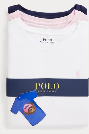 Ralph Lauren Tre magliette a girocollo in jersey