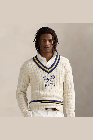Ralph Lauren Maglia da cricket in misto cotone