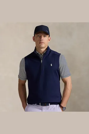 Ralph Lauren Gilet in jersey stretch con cerniera