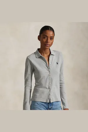 Ralph Lauren Polo con bottoni a maniche lunghe