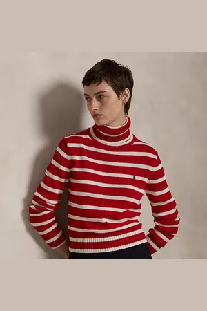 Ralph Lauren Maglia dolcevita in cotone a righe