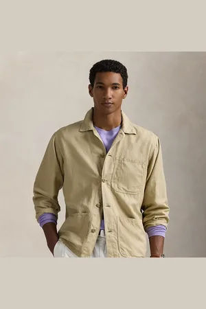 Ralph Lauren Giacca a camicia in lino e cotone