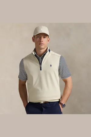 Ralph Lauren Gilet in jersey stretch con cerniera