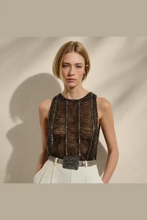 Ralph Lauren Top Niccola decorato senza maniche