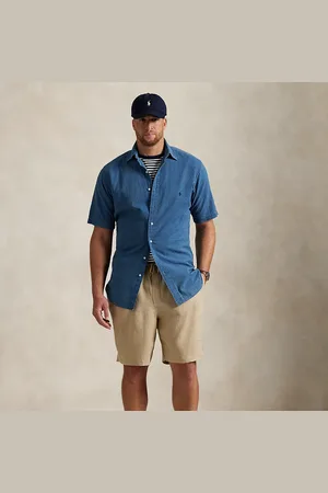 Ralph Lauren Taglie Plus - Short Prepster Polo in lino