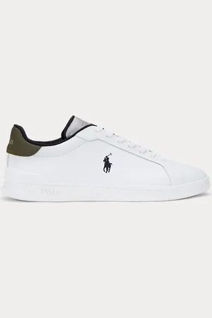 Ralph Lauren Sneaker Heritage Court II in cuoio nappa