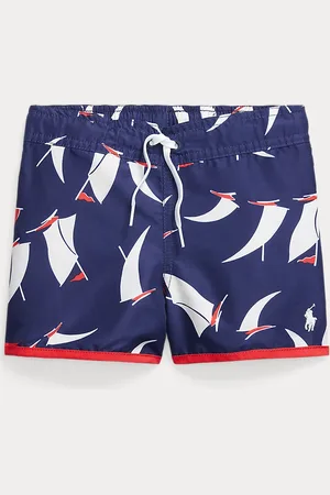 Ralph Lauren Boxer da mare con barche a vela