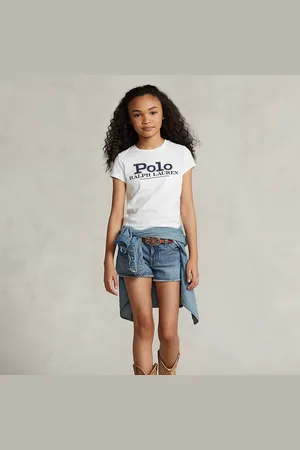 Ralph Lauren Short sfilacciati in denim di cotone