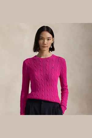 Ralph Lauren Maglia a girocollo in cotone a trecce