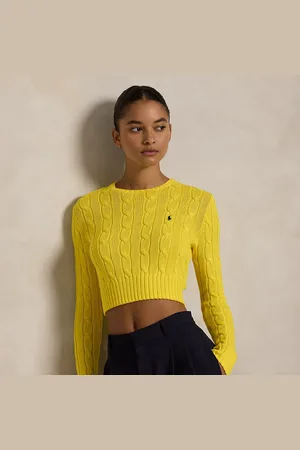 Ralph Lauren Maglia corta in cotone a trecce