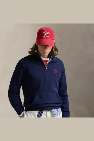 Ralph Lauren Felpa in cotone loopback con cerniera