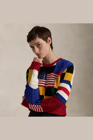 Ralph Lauren Maglia a girocollo con bandiera
