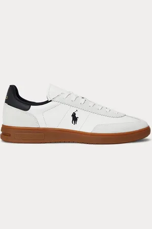 Ralph Lauren Sneaker Bedford in pelle e camoscio