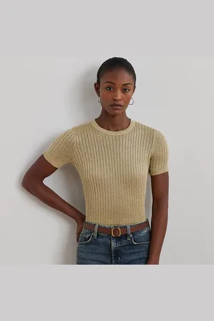 Ralph Lauren Maglia a coste con maniche corte