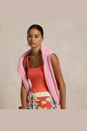 Ralph Lauren Short da surf in twill di cotone a fiori